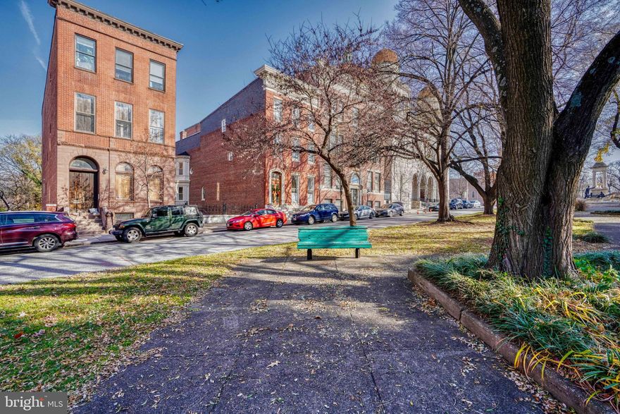 **Back on the market**Welcome to 1317 Eutaw Place, nestled in the sought-after Bolton Hill neighborhood. This 1-bed, 1-bath residence boasts distinctive features that elevate comfortable living. The spacious bedroom offers ample closet space, while the convenience of an in-unit washer and dryer enhances everyday ease. Enjoy the privacy of a private entry and the added benefit of off-street parking. Available for immediate occupancy. Schedule your showing today!