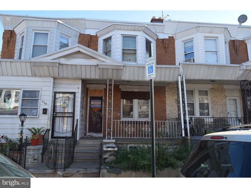 Porch front  3 bedroom house is in need of  rehab, fair condition All offers will be presented, $2500 deposit and proof of funds will be required, AS IS addendum and buyer is responsible for u/o.  Cash or hard money financing only. All offers will be presented. recommend to use assurance abstract for title. Deposit must be received within  24 hours and certified