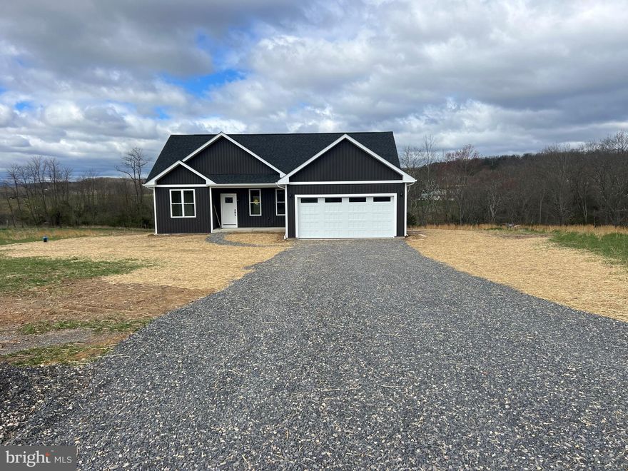 **** COMING SOON **** This beautiful BRAND NEW construction on 2.9 acres in the culd-de-sac in Sleepy Meadows ! This great home will have so many excellent features including a frameless shower door, tile in the master bath and half bath walls around the shower,quartz countertops, vertical board and batten vinyl siding , 12 x 12 deck off the back ,LVP flooring throughout for flooring/carpet in all bedrooms, 9-10' ceilings thoughout, stainless appliances, and oversize 18' garage door. Professional pics will be added upon completion .