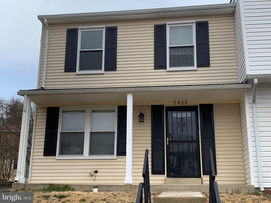 Back on Market! Buyers Financing fell through! Won't last. Nicely Updated 3 Bedroom, 2.5 Baths  End Townhouse. Brand New Refrigerator, New Stove, New Dishwasher,  Spacious Breakfast area. Recessed Lighting,  New Lighting Fixtures, Bamboo Wood Floors on the Main Level, New  Plush Carpet  Upper Level, Stairs and Basement,  Whole House Painted,   All Bathrooms Remodeled, Nice Sized Finished Recreation Room, Washer and New Dryer,  Walkup Basement to Backyard  with Security Storm Door. New Roof, New Water Heater, Nice Sized Backyard with Brand New Fencing. Two Assigned Parking Spaces. Great locations inside the Beltway , Minutes from Interstate I-95. and Addison Rd  Metro Station.  Sentrilock. Buyers Financing Fell Through