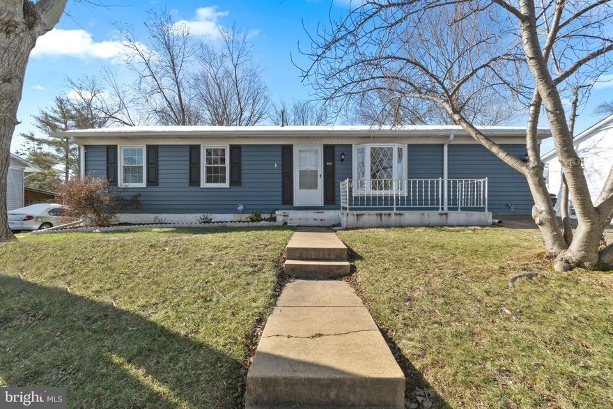 Enjoy open concept living and entertaining in this beautifully remodeled single story home.  No
expense was spared in creating an open floor plan, with a kitchen designed for creating gourmet meals, from the beautiful quartzite counters to the professional stainless steel appliances and the oversize farm sink with tons of storage and beautiful lighted upper cabinets.  Pamper yourself in the stunning main bath with stone tile and a waterfall showerhead.  Watch the big game in the spacious bonus/family room that's just made for entertaining.  Enjoy the evening outdoors on the patio in your private fully fenced yard while the children chase fireflies and play on the swings.  You'll be close to everything in this lovely greater Alexandria community, with a short commute to Ft Belvoir, Old Town, and DC!