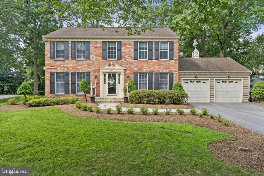 Classic brick front colonial home in excellent condition * Huge half acre corner lot * Luxury gourmet Kitchen with high end stainless steel appliances, white cabinetry, ceramic tile flooring and recessed lights * Gleaming hardwood flooring in the Living Room, Dining Room and Family Room *  Glass enclosed three season room off the Family Room with its own separate heating and cooling * Family Room just off the Kitchen with cozy gas fireplace * Four bedrooms upstairs all with hardwood flooring * Updated primary bathroom and hall bathroom * Primary bedroom with walk in closet and convenient laundry on bedroom level * Lawn irrigation system * Leased propane tank supplies the gas cooktop and fireplace * HVAC replaced in 2023 * Full basement is finished with large recreation room and kitchenette * Estate sale, home being sold as-is *