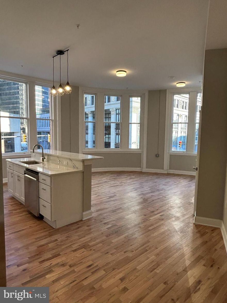 Welcome home to brand new 100 W. Lexington Street! This 39-unit property features a mix of street retail, loft style studios, one bedrooms, and 2-bedroom apartments with unique layouts to fit any taste. The location is ideal as its walking distance to the central business district, restaurants and shopping, MT Vernon, the Charles street corridor, a short bike ride to the University of Baltimore and the University of Maryland, and more. There are various units with sweeping views of the skyscrapers of the central business district and expansive views down liberty street towards the new CFG Arena. The building features high ceilings and lots of light, Stainless steel appliances, quartz countertops, all in one washer dryers, central AC, beautiful lighting, tile bathrooms, hardwood floors and more. The building was completely renovated with all new plumbing, electric, HVAC, sprinklers, elevator and more. Be the first to live in these wonderful apartments and get to choose from all the options! Prices range from $1,300 for a studio to $1,800 for a large 2 bedroom. Parking additional cost in area garages. Move ins expected to start May 15th-30th. Reserve your apartment now for May, June, July.