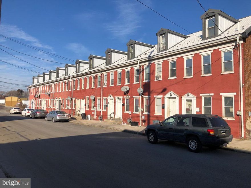 Own a block in York City, with all units being Section8 approved (currently not all are leased thru Sec8). 12 townhouse units, each featuring new metal roofs, replacement windows, vinyl floors. Each unit has its own front door from the street. Forced gas heat. Off street parking is available for every property. Tenants pay Water/Electric/Gas plus are in charge of lawn maintenance and snow shoveling. All addresses have a unique Tax  ID. Great investment opportunity. **Rents have the potential to be increased, included York Housing rents. See Bright Documents for more details.