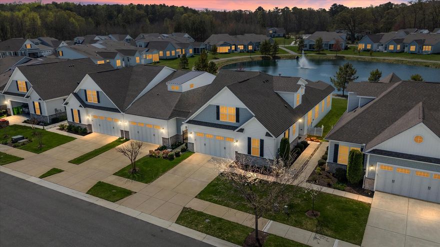 Welcome to Bay Bridge Cove, Kent Island’s premier 55+ community, the Gateway to Maryland’s Eastern Shore. This popular Laurel model, is one of the largest homes in the community, offering over 2,800 sq. ft. of open, living space in a desirable end-unit that backs to one of the community’s scenic ponds and walking/jogging paths.

The main level features a bright, open floor plan with 9-foot ceilings, luxury vinyl plank flooring, and plantation shutters throughout. Enjoy a spacious living room with a gas fireplace that opens to the kitchen and dining area, and a 12X8 extension adding more space, windows and natural light. The modern kitchen includes a quartz island and energy-efficient appliances. One of the outstanding features of this home is the oversized primary bedroom suite with a sitting room overlooking the pond. An additional bedroom for guests completes this home’s main level.

Upstairs, a loft, third bedroom, and full bath provide additional flexible space for guests or a home office. The home also includes a two-car garage, a separate laundry room, and ample off-street parking for visitors.

Residents enjoy resort-style amenities at the Bay Bridge Cove clubhouse, complete with a swimming pool, fitness center, library, game, meeting, and crafts rooms, plus bocce ball, tennis, and pickle ball courts. Ideally located just 15 minutes to Annapolis, 40 minutes to BWI, and about 1.5 hours to the Delaware beaches, this home offers the perfect blend of coastal charm, convenience, and active living.