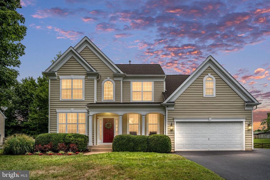 HIGHLY MOTIVATED SELLERS!! 
Rare opportunity to own in the highly desirable neighborhood of the Estates of Walnut Hills! This turn-key home has been Meticulously Maintained to include 5 Bedrooms, 4 Baths with upgrades throughout. The home welcomes our new buyer by a grand, 2 story foyer with beautiful hardwood floors. Impressive crown molded archways invite you into the formal dining room and sitting rooms. The spacious 2 story Great Room with Gas Fireplace is sure to impress all prospective buyers with an exceptional space for entertaining with family and friends. The modernized kitchen features Stainless Steel appliances, Quartz Countertops, glass backsplash and recessed lighting. Enjoy the convenience of Double/Dual Staircases, one leading directly to the primary Owners Suite with walk-in closet to include an oversized Soaking Tub and frameless walk-in shower. The home features a fully finished lower level with custom Epoxy Floors, a Beautiful Granite Dry Bar with Soft Close Cabinetry and built-in beverage center. Movie night will be a blast with built-in Home Theater System! A Bonus air-conditioned crawlspace allows for Convenient Worry-free Storage. HVAC replaced in 2022 with UV light Purification System to include a built-in Humidifier. Step outside to this sprawling landscape that overlooks the largest lot in the community setting on 1.47 acres backing to trees and farmland. Entertain with ease on your brand new, maintenance free composite Trex deck with patio below.  A Newly Paved Driveway, 2023, leads to an Oversized 2 Car Garage with Custom Epoxy Floors providing ample parking and storage. Located in a one of Highest Rated School Districts in the County, in close proximity to Shopping, Restaurants, Wineries, and Breweries make this a perfect blend of Luxury and Convenience. This will be a Must See you will not be disappointed!