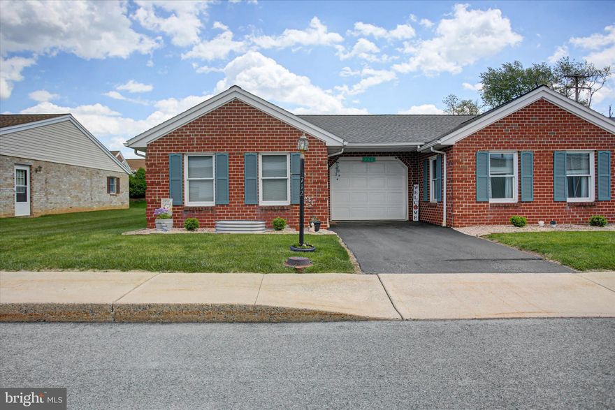 Beautifully maintained end unit brick townhouse offering comfortable one level living and a truly move in ready interior. Pride of ownership is evident throughout this meticulously cared for home featuring updated flooring, neutral paint colors, and a bright, functional layout designed for easy everyday living.

The spacious living area opens into the dining space and kitchen, creating a warm and inviting atmosphere. The kitchen offers abundant cabinetry and workspace along with recently replaced appliances. Generous bedroom sizes, ample closet space, and an attached one car garage add to the home’s practical appeal.

Enjoy a low maintenance lifestyle with an affordable HOA that covers lawn care, snow removal, and exterior maintenance. As an end unit, the property offers additional privacy, extra natural light, and added outdoor space. The walkable neighborhood setting places you close to shopping, restaurants, medical facilities, and major commuter routes.

Clean, well kept, and thoughtfully updated, this home is an excellent opportunity for anyone seeking easy living without sacrificing space or quality.