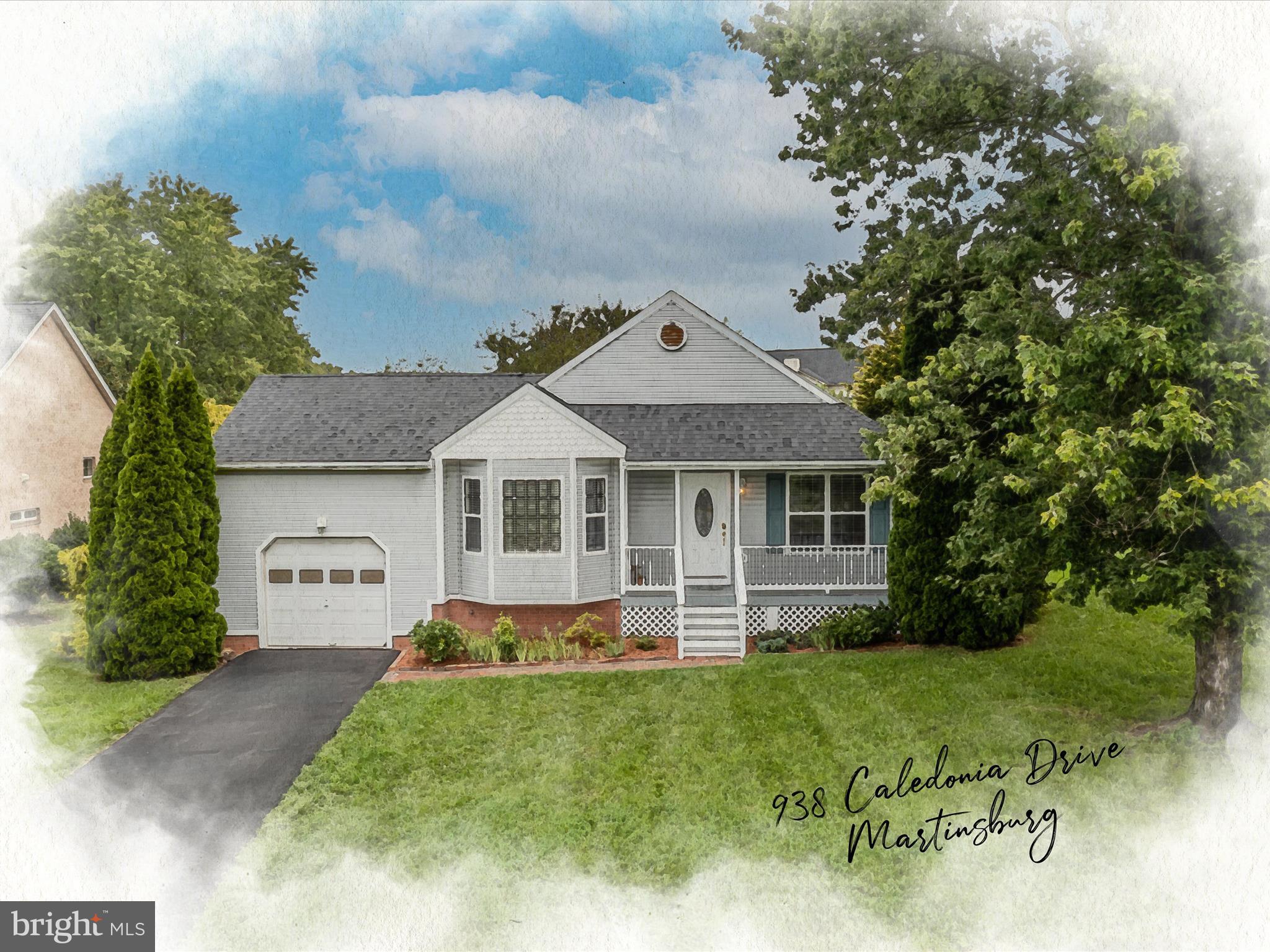 Discover your dream home in the popular Stonebridge Golf community, a neighborhood with community amenities, and convenient location. This recently renovated rancher offers the perfect blend of modern updates and classic charm, with thoughtful details throughout its spacious 3-bedroom, 4 full bathroom layout. Upon entering, you’ll immediately notice the fresh, contemporary design, and the continuity of LVP flooring throughout. The main level boasts three bedrooms, including 2 bedroom suites offering private full baths. All the bedrooms are generously sized ensuring comfort and convenience for family members and guests alike. One of the standout features of this home is the versatility of the finished walk out basement, and the ease of access to the outdoors. This area adds to the home’s functionality, making it ideal for entertaining or simply enjoying the beautiful surroundings. The basement space can easily be adapted to suit your needs, with washer and dryer connections already in place and a full bath conveniently located nearby. Whether you need a separate living area for extended family, in-law suite, guest suite, or even a home office, this flexible space provides endless possibilities.
Step outside and you’ll find yourself on a beautiful lot and concrete patio, providing plenty of space for outdoor activities, gardening, or simply relaxing in the fresh air. The low-maintenance exterior of the home ensures you’ll have more time to enjoy the community’s amenities, including the sparkling community pool and 9 hole golf course. For an added benefit, enjoy lunch or dinner at The Sycamore restaurant right across the street from the community. For those who value convenience, this home’s location is truly exceptional. Situated in a central area, you’ll have quick access to Jefferson County, with the charming town of Shepherdstown just minutes away. Commuters will appreciate the easy access to major highways, making travel to Maryland or Virginia a breeze. With a one-car garage offering additional storage and security, and the ease of single-level living, this rancher is the epitome of comfort and convenience. The combination of modern renovations, flexible living spaces, and an unbeatable location makes this property a must-see. Don’t miss the opportunity to make this house your home in the highly sought-after Stonebridge Golf community. Whether you’re looking for a peaceful retreat or a home that can adapt to your family’s needs, this property has it all.