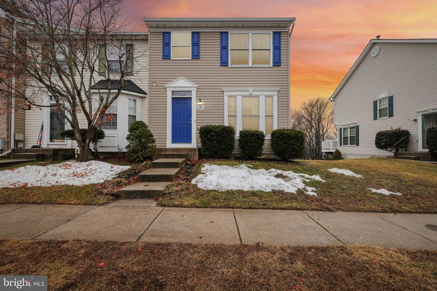 Welcome to this spacious and impeccably maintained 4‑bedroom, 3.5‑bath end‑unit townhome, perfectly situated in a peaceful Reisterstown community. With an extended bump‑out adding valuable extra square footage, this home offers the ideal blend of comfort, style, and functionality.  Step in to a bright an open main level with gleaming hardwoods, an eat in kitchen, dining area, and added sunroom.  Upstairs, the primary suite boasts dual closets and a private bathroom, while an additional 2 spacious bedrooms offer plenty more space for family or guests.  The basement houses a large rec room, full bathroom, additional storage space, and room for an office or 4th bedroom. The fully fenced backyard offers privacy and space for outdoor living.   Whether you’re relaxing in the sun‑filled living areas or taking advantage of the nearby walking path, this home offers the perfect combination of convenience and serenity. Move‑in ready and waiting for you!  OPEN HOUSE -- Saturday 3/21 from 10am-12pm