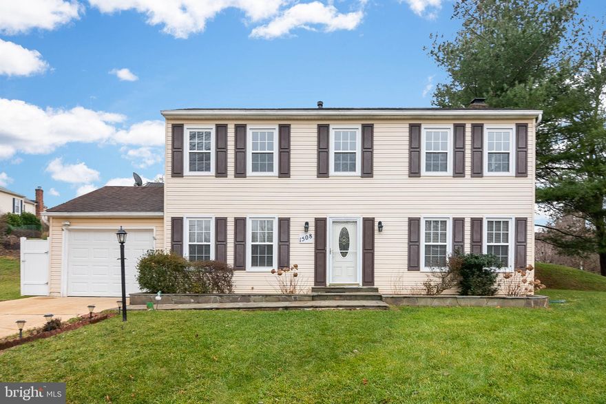 This amazing home is waiting for you!   The entire house has been freshly painted.  The main level is perfect for entertaining and relaxing.   The kitchen, deck, sun room, dining room, and deck perfect for entertaining, while the main-level master suite has it's own bath and laundry area.   Upstairs are three generously sized rooms and a second master suite!   The finished basement could be perfect for a theater or play room.   There's even  a workshop for any projects.   There's tons of storage, including two attics.   The property is next to Wootton Mill Park - walk to the pool!    Not a thru street!