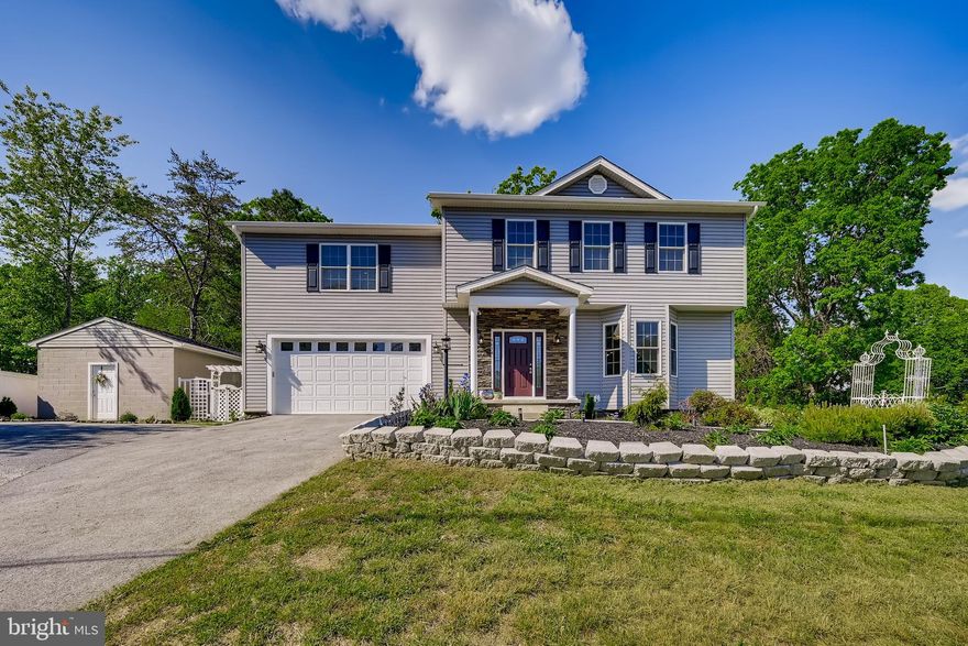 Awesome Home! Available for Sale or Trade!* You will Love this Beautiful 2,652 Sqft Colonial Home. Built in 2018! Owner Never Planned to Move and Custom Built their Dream Home. Massive 20ft Wide Gourmet Kitchen, Master Bedroom Wing, All Bedrooms are Huge with Multiple Walk-In Closets, Rare 3rd Full Upstairs Bathrooms, Attached 2 Car Garage, Corner Lot with 8 Car Driveway Parking and Bonus Structure Perfect for Creating In-Law Suite, Office or Recreation Space. Elegant Chef’s Kitchen with 42’ Cabinets Gray Extending to the Ceiling, Black Galaxy Granite, High End SS Appliances and Huge Pantry! The Kitchen Opens to both a Beautiful Sunroom and Breakfast Bar. Tons of Natural Light Flows into your Dining Area and Giant Comfy Living Room with Bonus Bay Windows. Pre-Built with French Sunroom Doors and Sliding Glass Kitchen Doors step down into Tree Lined Backyard. Owners Vision was to create a Wrap Around Patio to Relax and Entertain. Separated and Quiet Master Bedroom with slightly vaulted ceiling has light flowing in from North and South Facing Windows, Recessed Lighting and a Huge 8ft Wide Walk-In Lighted Closet. Master Ensuite Bathroom boasts Designer Walk-In Shower and Upgraded Granite Vanity with His & Her Sinks. Four additional Spacious Bedrooms all with Ceiling Fans and Oversized or Walk-in Closets. Two additional Full Upstairs Bathrooms with Features like Double Sinks and Customer Tiled Showers with Pocket Shelving. Throughout the Home you will find Flowing Spaces, Wide Hallways and Upgraded Features like Crown Molding, Living Room Fireplace, Bamboo Floors and a just a Great use of Space. For Storage you have easy access to both a Full Attic and Full Basement/ Crawl Space and a Better than a Finished Basement, Separate 15’ x 29’ Outdoor Structure is Perfect for a Recreation Room or Workshop and Easy to Convert to an Office an In-Law Suite. Nothing is Builder Grade, Upgraded Insulation and Double Pained Windows makes the home Very Quiet and Energy Efficient, Well System is Purified with UV light and has 400+ AMP Electric (think electric car charging station).  A short less than half mile walk to the Ravens Training Facilities! Minutes from Owings Mills Mall, Liberty Reservoir and Walking Distance from Trails and Sport Fields at Northwest Regional park. Quick access to I-795 make commuting a breeze.  Love it or Leave it with our 24 Month Buy It Back or Sell it for Free Guarantee!* Have a Home to Sell? Buy this Home and We Will Buy Yours for Cash!* Schedule a Tour Today!