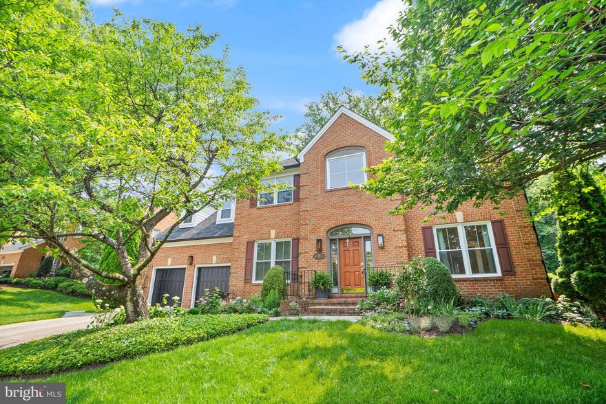 OFFER DEADLINE MONDAY 6/9 AT 2 PM **This home is back on the market, and yes—it can be eggsplained! The morning of the buyer’s inspection, our well-meaning au pair accidentally burned some eggs (we're talking smoke alarm level). The smell was enough to send the buyers running—no yolk. I couldn’t make this up if I tried.** Welcome home to The Manor! This stunning three-sides brick home features brand new Hardie Plank siding on the rear, a new roof, gutters, windows, and fresh landscaping for incredible curb appeal. Step into the two-story foyer adorned with wainscoting and a curved staircase that creates a timeless and elegant first impression. To the left, French glass-pane doors open to a bright office with custom built-ins and large windows. Adjacent is the formal living room, which flows seamlessly into the formal dining room. The heart of the home is the chef’s kitchen with floor-to-ceiling custom cabinetry, a Sub-Zero built-in refrigerator, and a Miele gas cooktop with griddle and designer hood. The oversized island seats four and houses the built-in microwave, while the kitchen sink overlooks the lush backyard. A custom mudroom off the garage provides built-in shoe storage. The kitchen opens to a spacious family room featuring custom built-ins, a gas fireplace, and French doors that lead to a truly extraordinary backyard retreat.

Outside, enjoy entertaining under a covered structure with tongue-and-groove cedar ceiling, recessed lighting, and a chandelier over the dining space. A one-of-a-kind gas fireplace, designed by the homeowner and built by Ernsdorf Design of California, creates a cozy focal point. Across the patio, enjoy an outdoor TV setup with Sonos speakers—perfect for watching the game or movie nights. The fully fenced yard with a classic picket fence completes the picturesque setting.

Upstairs, you’ll find four generously sized bedrooms and a laundry room. The primary suite features hardwood floors, dual custom walk-in closets, and a spa-like bath with a jetted tub, oversized walk-in shower with body jets, and dual vanities. The renovated hall bathroom (2025) includes a double vanity and a large walk-in shower. Another spacious bedroom boasts an ensuite bath, walk-in closet, skylight, and charming window box seating.

The finished basement includes a home gym, a custom rock climbing wall, a toy area, and a cozy recreation space with a shiplap accent wall—ideal for movie nights or gaming. There is also a large legal bedroom with dual closets and a recently renovated full bath with a tiled walk-in shower and modern vanity.

Over 400k in upgrades over the last 5 years. Major updates include: roof, gutters, and fascia board (2024), Hardie siding (2025), new windows (2024), landscaping (2025), HVAC unit (2021), and kitchen appliances including microwave and dishwasher (2024). Back yard hardscape and cover structure (2021-2023). Electrical Panel (2021)