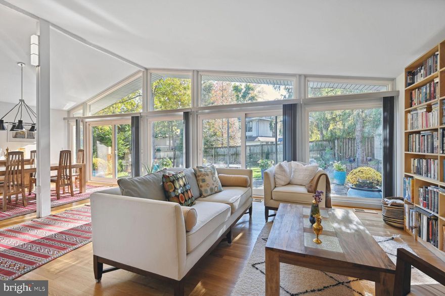 Gorgeous light-filled contemporary with an abundance of space! Stunning newly renovated kitchen and baths. Hardwood floors, huge living & dining areas opening to flagstone patio & private, fenced-in yard. Great built-ins in sunroom.  Table space kitchen flows to family rm w/fireplace.  Five bedrooms, including one on the main level with adjacent full bath.  Main level office with built-in shelves.  Upper level offers four bedrooms and two full baths, including primary suite with floor-to-ceiling windows, walk-in closet, and luxurious bathroom with dual vanity, jetted tub, and large separate shower.  Lower level includes spacious and newly renovated recreation room plus additional full bath.  The home offers tons of space to spread out and wonderful closet space as well.  New HVAC too!  Ideally located in the Churchill school district and just moments from many parks, shops and restaurants, and commuter routes.  Available January 1.  Three year lease minimum.  Sorry, no pets allowed.