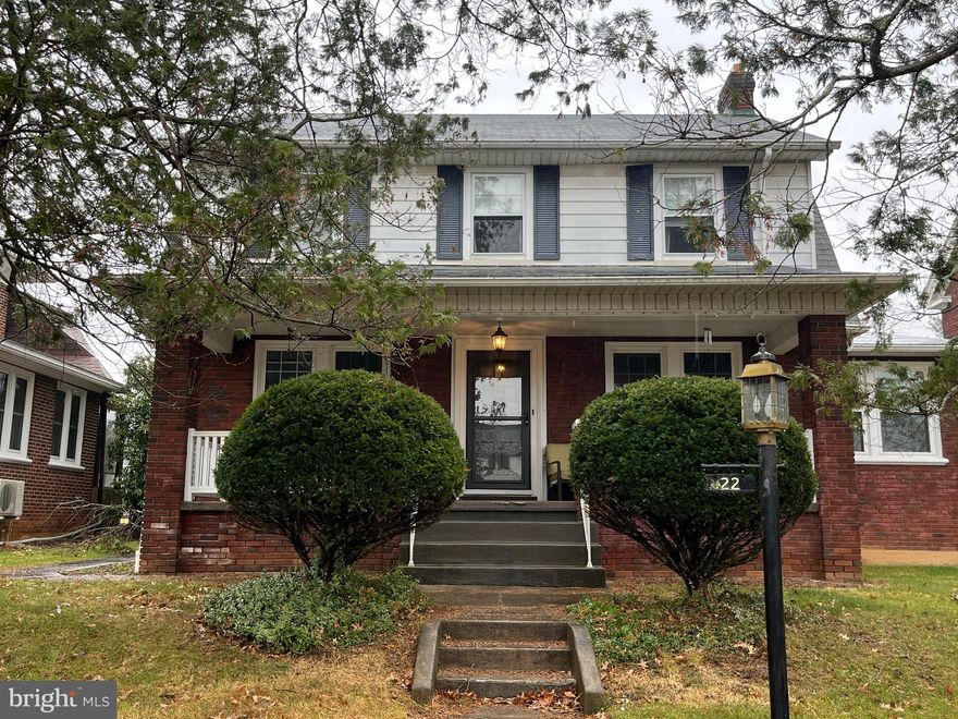 This Dutch Colonial home has hardwood flooring throughout and a functional wood burning fireplace in the living room.  The first floor has a living room, den/office, dining room, kitchen and a small bathroom off the kitchen. The second floor has three spacious bedrooms and a full bathroom.  The home has a two-car garage behind the house.  The home also has a beautiful front porch and rear deck to enjoy the outdoors. Call today to schedule an appointment to see this beautiful home.