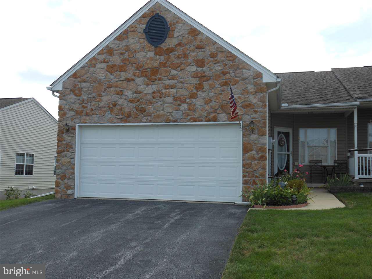 Well cared for ranch style townhouse in Dover Township. Home features oak kitchen with island, all appliances stay including the washer & dryer, large living room with ceiling fan, first floor master suite with walk in closet and full bath, deck off the living room with remote control sun setter shade, first floor laundry area, large lower level family room with patio and oversized 2 car garage. Sump pump has back up sump pump system.