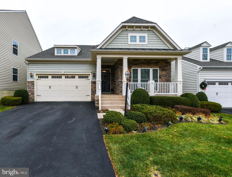 The exclusive BULLE ROCK Community! This Big Bold and Beautiful house! Over 4,108 sqft, lots of space for entertaining. Gourmet kitchen, 42” cabinets, double Owen, Hardwood floors on the main level, oversized master bedroom, 2 fireplace, movie room, bar, game room large deck with cable available for outside. So much Upgrades.The HOA monthly fee includes Snow Removal which includes sidewalks and driveways, trash removal, lawn moving with yearly mulching/fertilization. Owners have access to the 37,000 square ft. Residents Club which offers indoor/outdoor pools, fitness center, billiard room, business center, conference rooms and sitting areas for lounging and enjoying the endless views of the Chesapeake. You have a 5 mile trail that meanders through 200 acres of Bulle Rock property.