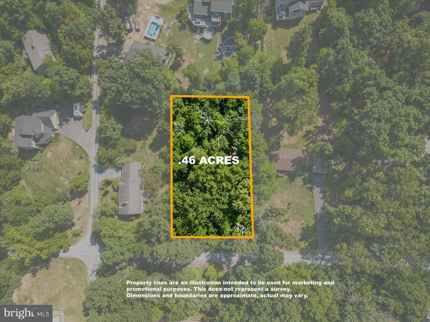 This 0.4637 acre property is conveniently located just off Gate One in Shannondale.  GREAT location with NO HOA!  Build your dream home in the woods with easy access to Virginia and major commuting routes.