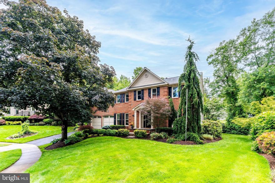 Updated and expanded brick colonial offering exceptional curb appeal and a premier location near Linway Terrace Park, nestled on a quiet cul-de-sac just minutes from downtown McLean. This spacious residence combines timeless charm with modern comforts, featuring approximately 4,800 square feet of living space across three finished levels, including 4 bedrooms, a den, and 4.5 bathrooms.

Set on a beautifully landscaped 0.24-acre lot, the home includes an attached two-car garage, two fireplaces, and a new roof (installed December 2024).

The main level showcases refinished hardwood floors, fresh paint, designer lighting, and an airy, open-concept layout. A dramatic family room with a cathedral ceiling overlooks the private backyard and opens to a stone patio—ideal for indoor-outdoor entertaining. The updated kitchen flows seamlessly into a light-filled sunroom, perfect for casual dining or morning coffee. At the front of the home, a traditional formal living room, dining room, private library, and powder room offer refined, functional living spaces.

Upstairs, the expansive primary suite features an electric fireplace, vaulted ceilings, a separate sitting room, a luxurious bath, and a custom-designed walk-in closet. Three additional generously sized bedrooms, each with hardwood floors and custom closets, share this level, along with a bright laundry room with a window for natural light.

The fully finished lower level includes a den and full bath, a spacious rec room with a wet bar, a dedicated wine room, and a large storage area—offering flexible space for work, play, or relaxation.

Located in the highly sought-after McLean High School pyramid, with easy access to major commuter routes including Metro and I-495, this home blends elegance, comfort, and convenience in one of McLean’s most desirable neighborhoods.