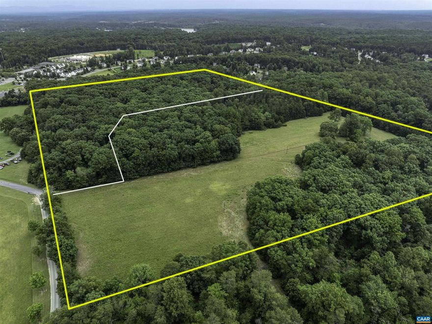 First time on the market! This is a true one of a kind property conveniently located in Fluvanna County just outside of Lake Monticello. Property is composed of two tracts totaling 43.88 acres zoned A1. These amazing parcels are best suited for your dream homesite/farm, as an investment, or for recreation. Easy access located at the end of Martin Lane off of South Boston Road. There is a level open field of approximately 9 acres with an added bonus of existing power on site. Both tracts include mature hardwoods with an abundance of wildlife. There is plenty of privacy but close to everything. The Property lines depicted in the drone images are approximate boundary estimations.
