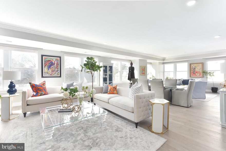 Corner Unit | 3 BR | 3 BA | 2 Garage | 2600SF | Balcony | Low Fees | Pet Friendly | Waterfront Building  Enjoy Potomac River views from the balcony of this newly constructed corner unit in Old Town's premiere boutique condominium. This 2600+sf apartment is one of just 18 units at Watermark. The property offers 3 Bedrooms, 3 Bathrooms, and 2 Garage Spaces. This residence is fresh and bright and has a wide open floor plan that is perfect for entertaining. Special features include top-tier Bosch appliances, Savant Smart Home Automation to control lighting, window shades, and A/V media throughout. Residents enjoy controlled access to the building's rooftop riverfront terrace and secure bike room plus an A+ location in Alexandria's coveted Southeast Quadrant. Low condo fee and pet friendly!