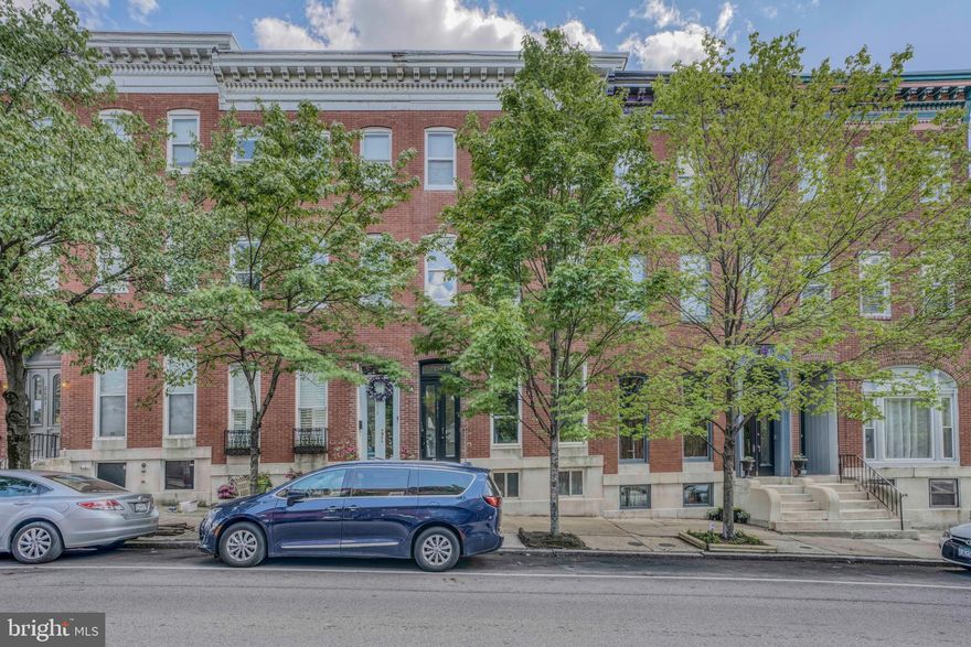 Extremely spacious Butchers Hill multi-unit Row home! Main level features a 2 bedroom & 1 bath unit w/ living/ dining combination, and kitchenette . Second and third floor house a  2 level unit featuring a large living room, kitchen, 3 bedrooms and 2 full baths.  Large PARKING PAD . Located close to Johns Hopkins & Patterson Park   Many options with this very large multi unit dwelling!  Great for investor or live in one unit while the other unit helps pay your mortgage.    Basement for storage and mechanicals.   Well maintained one HVAC replaced in 2016