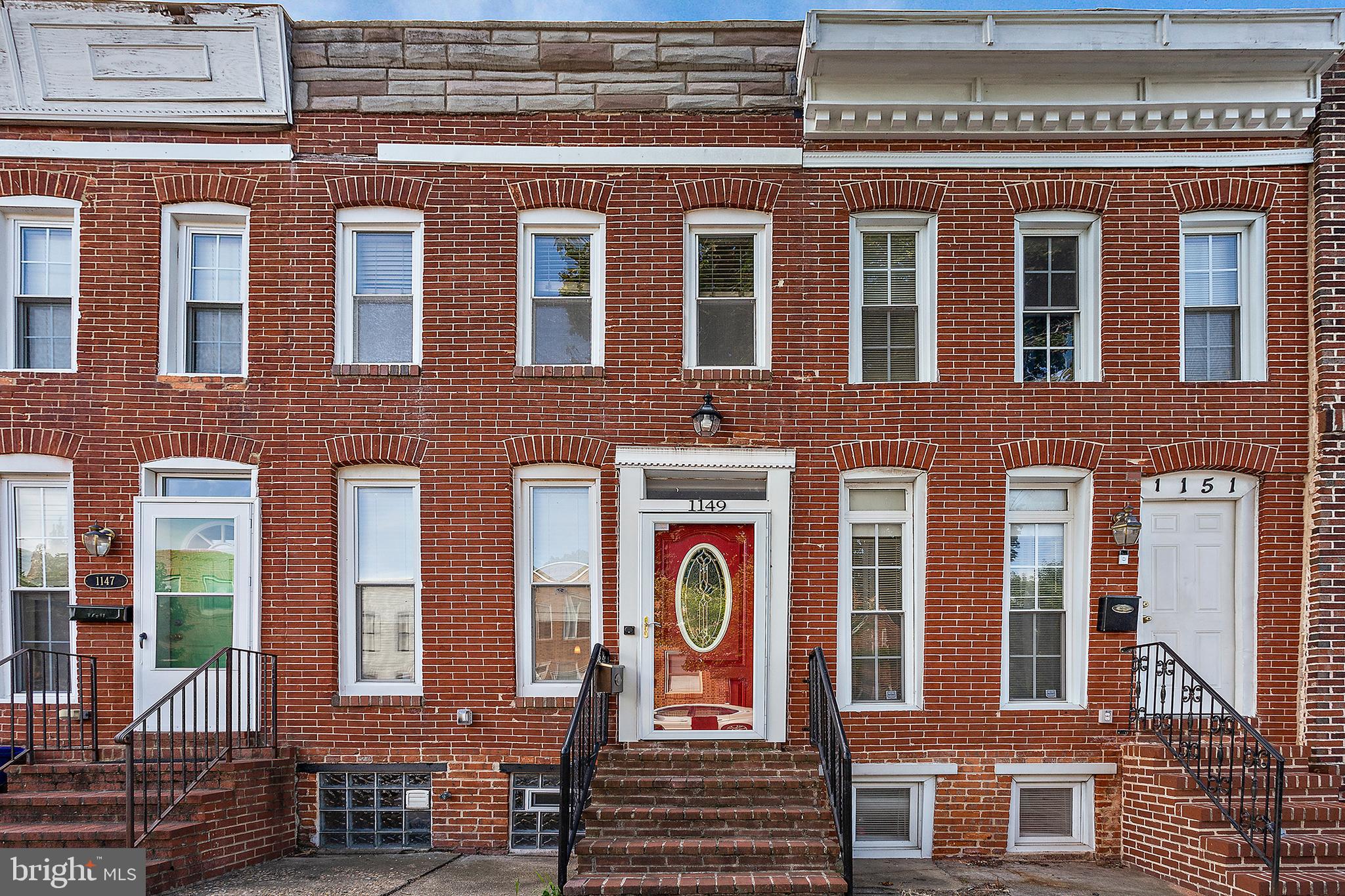 Welcome home to this beautiful 2 bedroom/2 bath row home in the heart of Washington Village! Exposed brick, elegant chair rail and picture frame moulding, oversized planter boxes, and railway tracks are just a sampling of the character and charm waiting for you. Hardwood floors, ample kitchen countertop space, recently renovated upstairs bathroom and new carpeting. Multi-level deck with amazing city views. Secure off-street parking for two cars! Location gives you the best of both worlds as you’ve got a quiet neighborhood that’s a short walk to all the action. Major attractions like Camden Yards, M&T Bank Stadium, Top Golf, and Horseshoe Casino. Support small business at neighborhood restaurants, coffee shops, brewery, and independent bookstore. Quick and easy access to I-95 and I-395. Schedule your showing today!