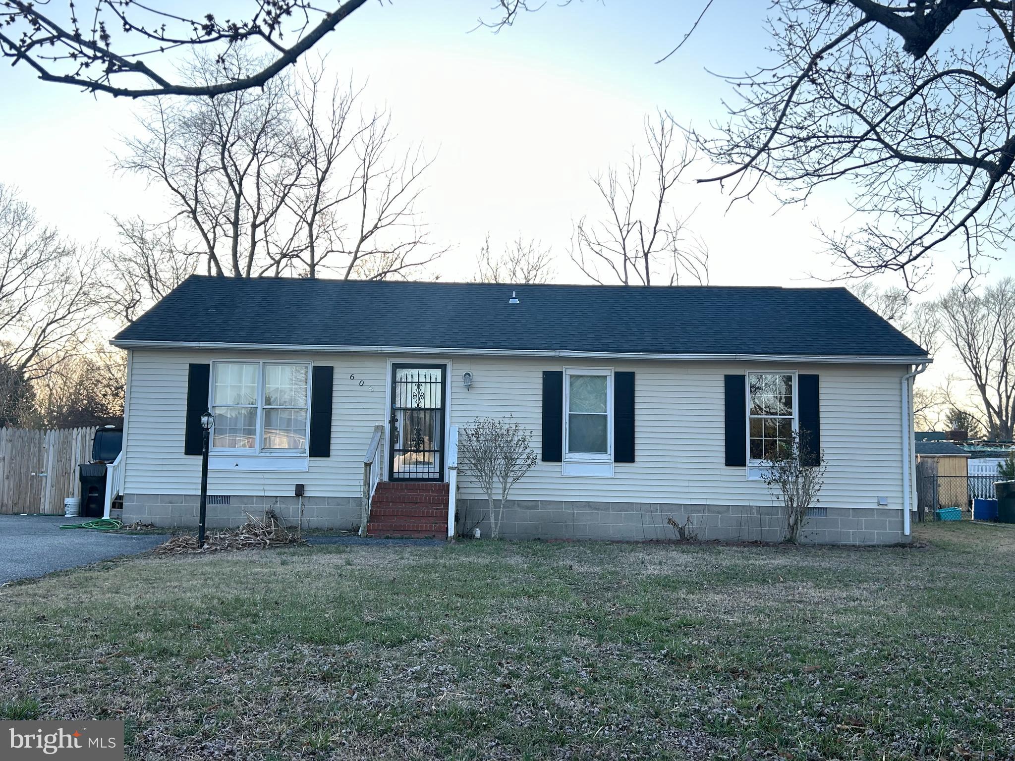 Welcome to your potential new home at 608 Spring Garden Ave, Salisbury, MD! This charming 4 bedroom, 2 bathroom house offers a lot of opportunities for first time homebuyers.- minutes from shopping , dining..
large driveway, coming from the front the entrance, you will see a spacious living room that flows to the kitchen and dining room plus a sunroom. 3 bedroom with spacious closets, a hall full bathroom and the primary bedroom with a full bathroom
a fully fenced backyard to entertaining with family and friends..
Home is being sold AS IS .