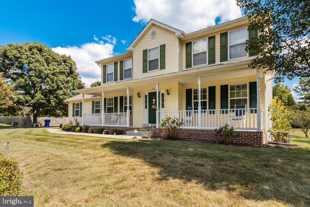 Welcome to 9850 Penns Hill Rd! This 4-bedroom, 2.5-bathroom home is situated on a sprawling 4-acre lot. Prepare to be captivated as you step inside this meticulously maintained residence. The main level boasts a spacious living room, an elegant formal dining room, and a fully open kitchen that seamlessly flows into the family room. The original hardwood floors lend timeless charm to the hallway, dining room, and kitchen. The kitchen is a chef's dream, featuring granite countertops, stainless steel appliances, and a convenient eat-in island. Upstairs, discover the generously sized master bedroom, complete with an ensuite bathroom featuring a double vanity, shower, and a relaxing soaking tub. Three additional bedrooms and another full bathroom on this level ensure ample space for family and guests. The fully finished basement offers even more living space and leads out to the expansive backyard, where you can bask in serenity from the deck and patio conveniently located off the kitchen. This home also includes an attached 2-car garage, adding to its practicality and convenience. Don't miss your chance to experience the beauty and comfort of this stunning property. Schedule your tour today, as homes of this caliber do not stay on the market for long. We look forward to welcoming you and showcasing all that 9850 Penns Hill Road has to offer!