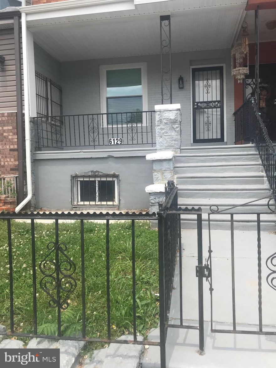 Location, location, location….  Beautifully maintained 4 bedroom interior townhouse in West Philly.  It’s a hidden gem.  Open living room/dining room.  Newly renovated kitchen with all new appliances, dishwasher, gas range, refrigerator & microwave.  Granite countertops & ceramic tile floor in a beautiful eat in kitchen.  New heater, central air & hot water heater.   Newly renovated bathroom.  A $7000.00 seller assist to add creativity to the basement.  Access to major roads & public transportation.  First time homebuyers welcome.  Grants available.