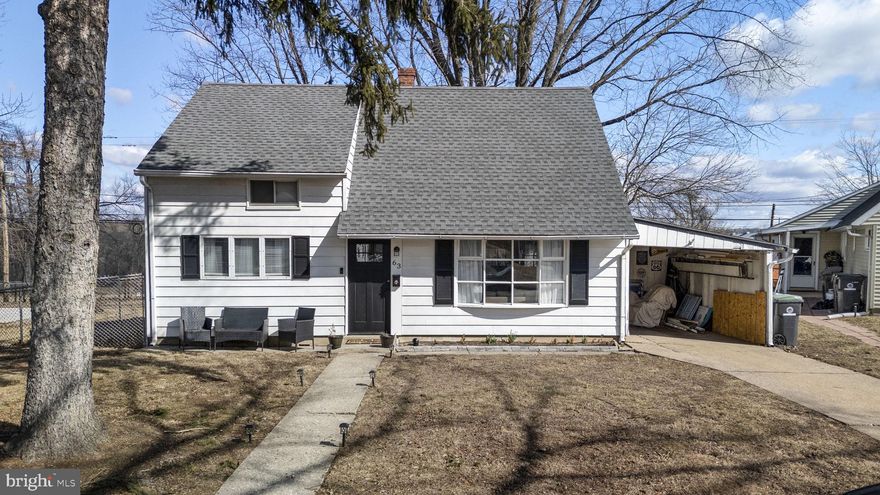 Welcome to 63 Coll Drive! This lovely Cape Cod mixes original characteristics with modern accents! Experience the charm of the home from the moment you step into the bright living room featuring beautiful updated flooring and tons of natural light pouring in from the large window. Enjoy preparing your meals in the open kitchen featuring an abundance of cabinet space, tile countertops, a breakfast bar and access to the rear yard! The main floor full bath offers convenience for you and your guests. Enjoy the generous main floor bedroom and a flexible bonus room, complete with a laundry area—ideal for a home office, playroom, or guest room. The second floor is home to the large master bedroom and another spacious bedroom, both offering hardwood flooring. Outside, enjoy the inviting patio that looks out to the fenced in, tree-lined back yard! It’s the perfect space to entertain your guests or enjoy your favorite outdoor activities. The carport offers additional storage and parking space. Fantastic location just a short walk from Reeves Park, Downtown Phoenixville and the Schuylkill River Trail for shopping, dining, and recreation options. This move-in ready home is just waiting for you to make it your own!