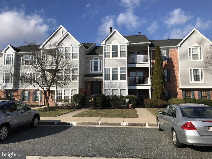 Centrally located between White Marsh and Perry Hall, you just can't find a better place to live.  Southfield  at White Marsh Condominiums is just one mile to Rt. 43 & 95. A clean and well kept community with plenty of parking. One assigned space is included with the unit. Secure main door entry with intercom, and a few steps up to the second floor. The home is in turn key condition.  At 1,073 Square Feet, this is one of the larger units available.  A coat closet in the foyer which opens to the Laminate wood floor kitchen,  living room and dining room combo if you prefer,  all with crown molding. The Kitchen has a 2018 Electric Stove, and a Double sink, Refrigerator, Dishwasher, Disposal and Pantry. The island set-up makes the perfect bar and is open to the large living space. You'll love the Sun Room with loads of windows  and access to a 9x7 deck offering an evergreen wooded back drop. Down the hall you'll find a laundry room with Washer, 2017 Dryer, 2007 Water heater and more storage space. There's a linen closet, and HVAC closet with a 2018 heat pump. The spacious 2nd  and master bedrooms have 2017 carpet, and the Master has a huge walk-in closet , full bath and over sized rear window. The hall bath has a shower/Tub combo.  Pets are  allowed. Water, Sewer and Trash are included in the monthly fee. Sellers has a preferred title company.