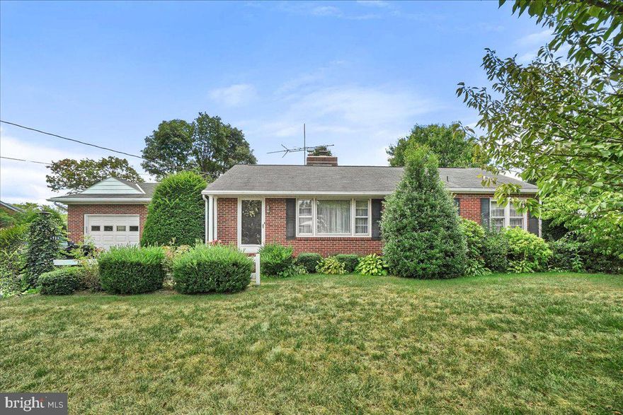 Immaculate and well-maintained brick rancher featuring 2 bedrooms plus den,  wood floors under carpeting, wood-burning fireplace, updated systems and roof.   Beautiful breezeway with views of the trees, plus covered back porch for additional outdoor living space.  Large, level yard  with mature trees,  lovely landscaping, and picture perfect garden shed.  One-car garage with exit to covered porch and convenient access to kitchen, plus full basement with outside exit.  Nestled between the established neighborhood of Monarch Ridge and the new Ryan community,  nearly half an acre of your very own paradise , with easy access to everything Frederick and all the major commuting routes.  This property has a country feel with privacy and elbow room, with location, location, location! This is a very nice home.   A Smart Buyer will understand the value of a home that has been cared for through the years by the original family... A Lucky Buyer will make this home theirs!!