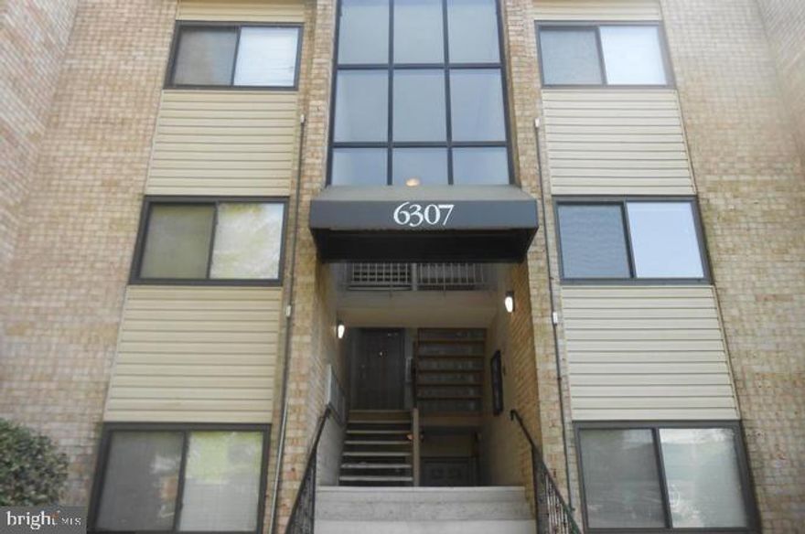 Elegant and move in ready 2 bed 1 bath condominium on the top floor. The unit has hardwood floors in living and dining rooms, and carpets in the spacious bedrooms. The Kitchen has oak wood cabinets and stainless steel appliances (refrigerator, dishwasher, microwave, range, and disposal). There is a washer and dryer in the unit for ease and convenience. Enjoy the private balcony with overlooking view for relaxation and enjoyment. Steps away from bus stop, convenient to metro station, close to beltway, and a 15 minute drive to the National Harbor. Condo fee includes water, common area maintenance, and 2 parking spaces for resident and guest. Don't miss this opportunity!