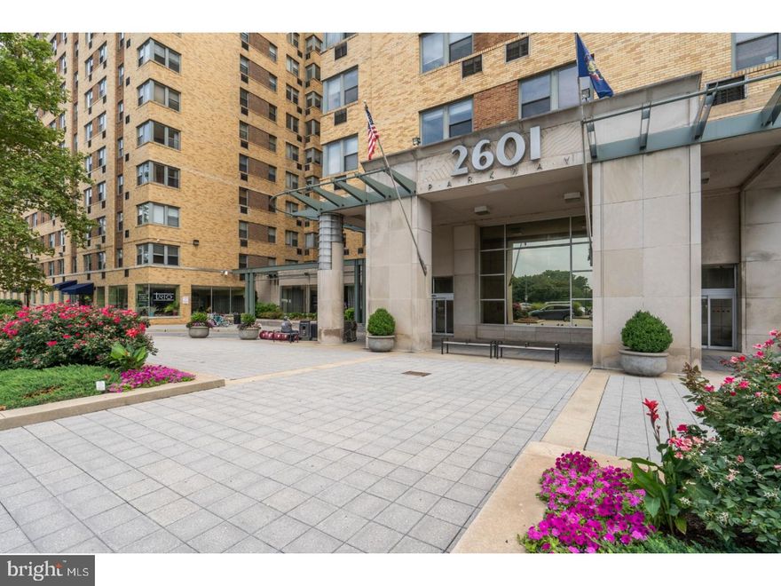 Welcome to 2601 Pennsylvania Avenue! Larger 1 bedroom unit at 730sqft now ready to go in this doorman, fitness center building w/Great amenities like a free shuttle bus that comes every half an hour and will take you through town. 1st floor deli & convenience store, dry cleaner & Trio BYOB restaurant right in your fingertips! Steps from Kelly Drive, The Art Museum, Barnes, Fairmount Park, Fairmount Ave w/plenty of local restaurants and farmers market off of 22nd street. City Living and at it's best w/Plenty of Green space to enjoy! Unit #1132 was just freshly painted, Hardwood Floors throughout and washer/dryer right in your unit. The building does have a 1 time move-in fee and is Pet friendly with owners approval. Vacant easy to show and ready for immediate occupancy.