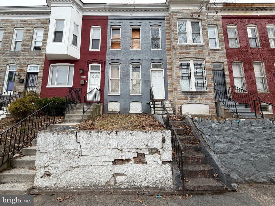 ONLINE AUCTION: Bidding begins 2/13/2026 @ 10:00 AM. Bidding ends 2/17/2026 @ 11:20 AM. List Price is Suggested Opening Bid. Deposit: $5,000.
 
This two-story townhouse is located in the Coppin Heights neighborhood within Baltimore City. Residents can enjoy the nearby facilities and attractions such as the Mondawmin Mall, Gwynns Falls, and Coppin State University. The property is vacant. The area provides easy access to a major traffic artery, W North Ave, connecting to other regional parts of the city.