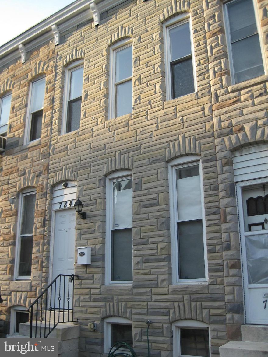 Great 2 bedroom, 2 bath rental in Federal Hill. Open concept first floor. Renovated kitchen with SS appliances, center island, hardwood floors. Large fenced courtyard. Permitted parking. Unfinished basement for storage. Back master bedroom with master bath attached. 2nd front facing bedroom with larger closet. Wired for alarm system. Convenient to stadiums and all Federal Hill has to offer!