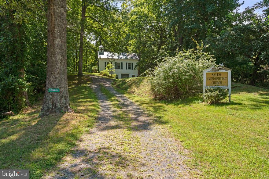 Opportunity abounds at the site of Historic Salem United Methodist Church in the heart of  North Stafford. This 2 story building offers approximately 1600 gross building area on a 2.39 Acre parcel of land. The fully finished walk-out lower level offers fellowship hall, rest rooms and a kitchen. Upper level is the historic sanctuary with typical furnishings that are with the sale along of the property. Present use of the building is a religious facility.