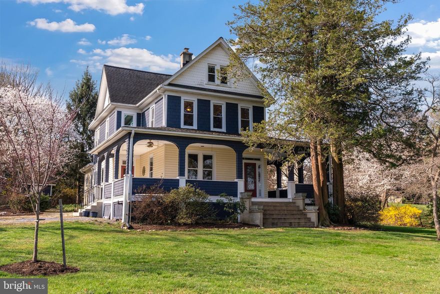 Discover timeless charm and spacious country living at 119 Nicodemus Road in desirable Reisterstown! Built in 1914, this classic single-family Victorian-style home offers over 3,000 square feet of living space across three finished levels, plus a partially finished basement, all set on a rare and expansive 0.82-acre lot.

Featuring five bedrooms and three full bathrooms, this home blends historic character with everyday functionality. The second-floor den provides a flexible space perfect for a home office, library, or cozy lounge. The partially finished lower level offers additional room for a recreation area, workspace, or storage.

The kitchen is truly the heart of the home, featuring an exceptional layout, custom lighting, top-of-the-line appliances, and abundant natural light pouring through numerous windows that offer beautiful views from all sides. It opens into the dining room with direct access to the patio and a full bathroom on the main level—an entertainer’s delight!

This home is a tranquil retreat where you can enjoy a sunny afternoon on the patio or relax with a good book and gentle breezes on the front porch. The front, back, and side yards provide plenty of space to garden, entertain, or simply unwind in a peaceful setting. Located in an established community, the home is just a stone’s throw from Cedarmere Elementary School and conveniently close to local shops, dining, parks, and major commuter routes, including I-795, with easy access to Baltimore.

Recent updates provide peace of mind, including a 50-year roof installed in 2014, updated windows throughout the home, and additional window installations along with refinished kitchen flooring completed as recently as 2024. Additional improvements include HVAC updates, basement waterproofing with sump pump, and more—while still offering the opportunity to add your personal touch.

Notable updates:
2022: Replaced HVAC (heat pump) in kitchen
2019: Replaced second-floor exterior shingles with Hardie board
2015: Replaced second-floor bathroom and bedroom windows; remodeled second-floor bathroom; added foam insulation to all exterior walls
2014: Waterproofed basement and added second sump pump
2012: Extended patio; built second-floor library
2008: Replaced hall bath tub with walk-in shower; refinished second-floor office floor and hallway
2006: Completed full kitchen renovation and addition; added kitchen heat pump; replaced main furnace; added patio
2002: Poured concrete basement floor; added French drains and sump pump
1997: Replaced living room and second-floor front bedroom windows

Whether you're seeking a home to customize or a calm oasis with character and space, this property delivers exceptional potential on one of the area's larger lots. Don’t miss your chance to own a piece of Reisterstown’s history—schedule your private showing today!