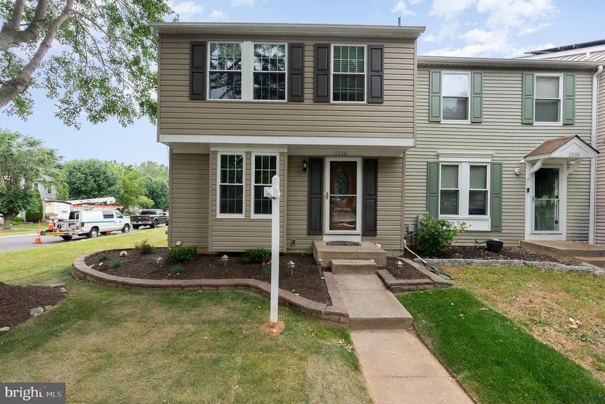 Multiple Offers Received.  Please submit highest and best by Sunday 25th 5:00.  Must See Beautiful Constant Friendship End of Group Townhome.  2023 Renovations include the home being freshly painted, New Carpet Installed,  Brand New LVP on the entire First Floor,  and an Awesome Deck!  Roof Replaced in 2020.  Also Features a Nice Kitchen with Granite and S.S. Appliances!  Fully Finished Lower level with walk out and half bath.  Has room to convert this to a full bath if needed.  Also includes a Large Flat Fenced in Back Yard!  Close to Bel Air and quick access to 95.