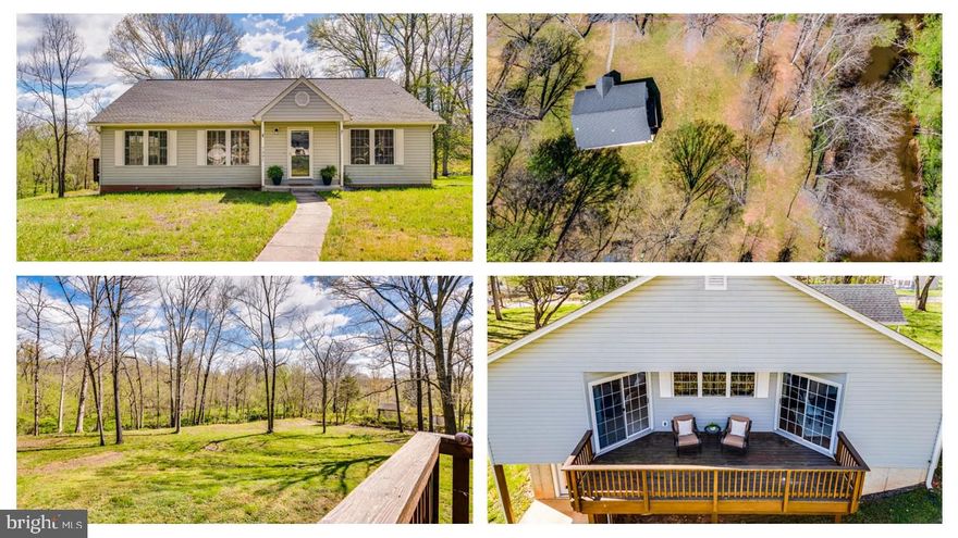 Wow, we love this LARGE 4 bedroom, 4 bath raised rambler with spectacular 1.46 acre yard backs to Bull Run!  The main level includes a roomy living room, separate formal dining room with slider to deck, large kitchen, main level laundry, and three bedrooms with bathrooms.  You really could just live upstairs but there's so much more to offer downstairs.  In the lower level you'll find the fourth bedroom, fourth full bath, an enormous great room with kitchenette, a media room, separate office, and a utility room.  You really just won't believe how this how goes on and on AND how very, very nice it is!  New heat pump 2024!  Windows replaced!  Lovely deck!  It's really just a great house which you won't want to miss!