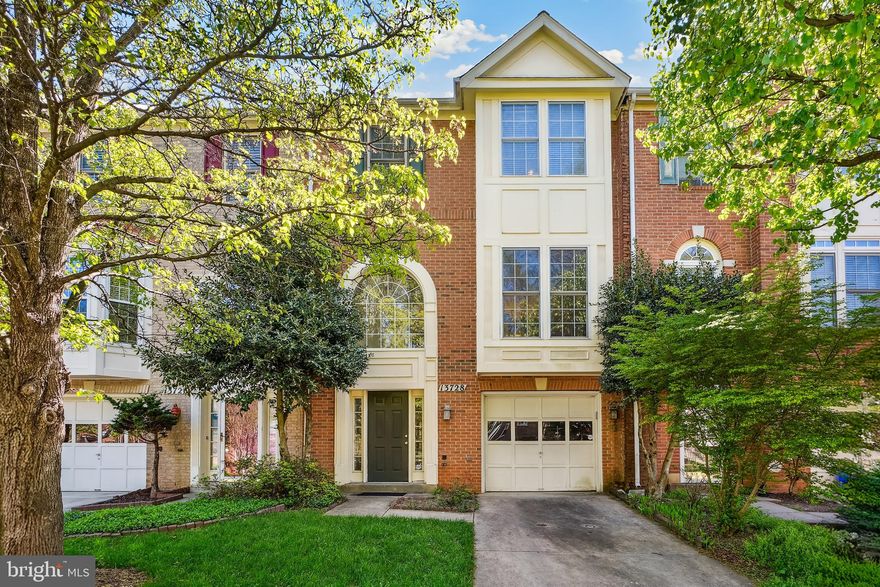 Incredible, light-filled, brick-front, spacious garage townhome in the Willows, right next to the Willows Clubhouse! Walk to Swimming Pool and the Club! Ground level includes rec room with gas fireplace and plenty of windows, powder room, and garage, and walks out to the patio. Main Level features hardwood floors, recessed lights, crown molding, bay windows, large living and dining room, powder room and upgraded kitchen with 42" cabinets, french-door refrigerator, gas range, pantry, breakfast bar and breakfast area, steps out to the deck through the glass french doors! Upper level features primary suite with beautiful vaulted ceilings, lux primary bath with dual vanity, soaking tub and separate shower, and two additional generously-sized bedrooms and full hall bath. Available on or about 6/1, 2+ year lease preferred, pets on case-by-case basis with pet fee.