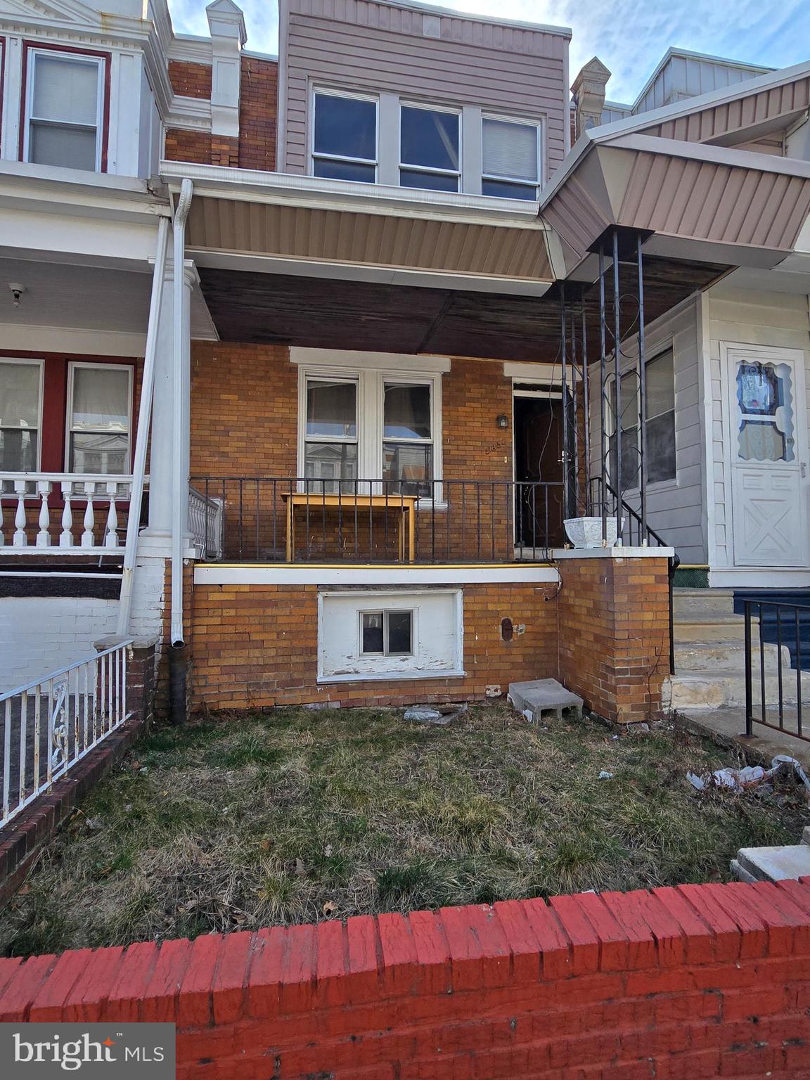 Excellent opportunity to buy into Cobbs Creek area and develop your next home or investment property. This home is situated on a quiet one way block and has a lot of charm. This inside needs all new systems, drywall and finish work. Basement has concrete floor and has walkout entrance to rear yard. Exterior space features cement front porch and fenced rear yard. ***This property could possibly be a short sale and offers/fees/commissions could be subject to lender approval. Only cash and renovation financing will be considered.