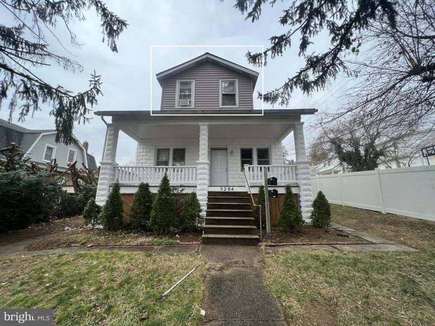 This is 2 bedrooms with 1 bathroom and a small den with a separate entrance.