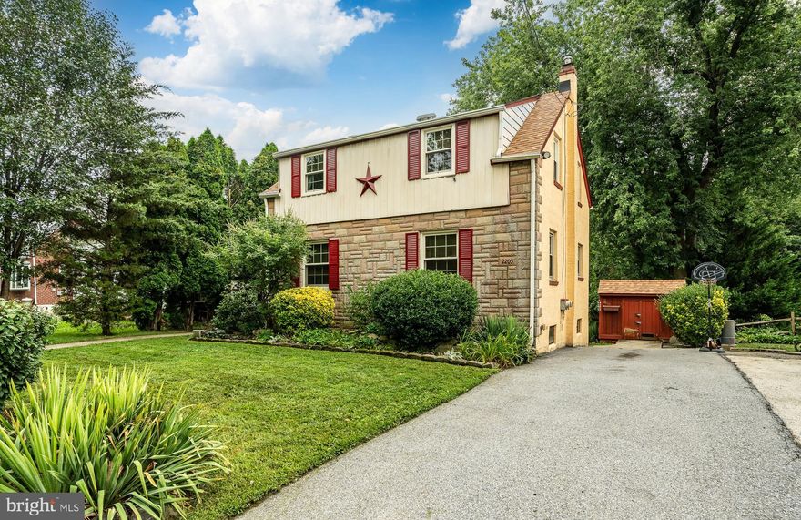 A charming single in Upper Chichester.  2205 Mill Rd offers a private quarter acre lot surrounded by trees, featuring a beautiful garden area.  Step inside to the cozy sun porch, a perfect spot for your morning coffee or a place to unwind at the end of the day.  Freshly painted walls and kitchen cabinets. Hardwood floors throughout.  Upstairs 3 comfortable bedrooms and a full bath.  This home has been cared for with heart and awaits its next owner to come build memories.