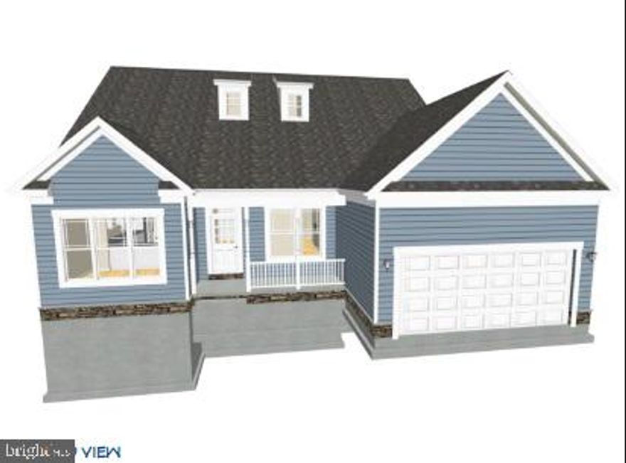 Lusby Floorplan. Customized with Front Load Garage and Adding Fence.