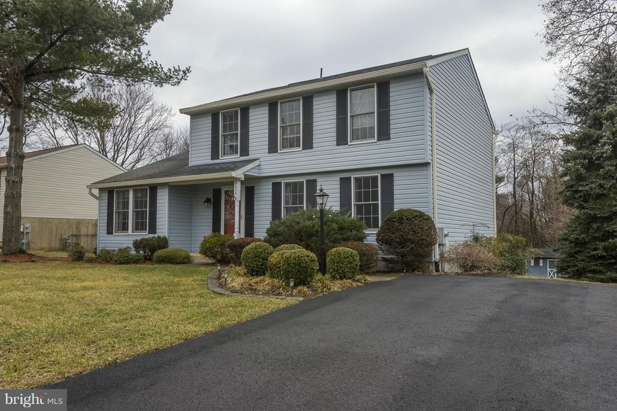 Move-In condition detached colonial in the Howard HS school district- rare find!  Huge private yard with deck overlooking great backyard.  Small street in NO HOA community, yet minutes to 100, 29, 70, 95-unbeatable commuter location!  Large bedrooms, 2 full baths upstairs.  HVAC system, hot water heater about 10 years old.  Unfinished basement with full bath rough-in, ready to be made your own!