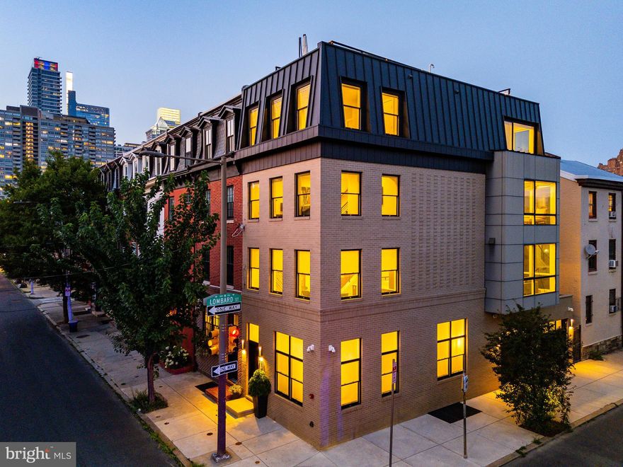 Contemporary, sun-drenched, and perfectly positioned​ - welcome to 431 S 20th Street.

Situated on a premier corner in Rittenhouse Square, this striking townhome by Maguire Builders seamlessly blends sleek modern design with warm, custom finishes and flexible functionality. With 3–4 bedrooms, 3.5 baths, multiple living areas, and a 2-car garage, it checks every box for elevated city living.

Design highlights include site-finished walnut-stained oak floors, walls of Pella windows, soaring ceilings, dual-zone HVAC, ​recessed lighting and custom cabinetry by Lutzwood. The gourmet kitchen is outfitted with a Sub-Zero refrigerator, Wolf 6-burner stove, oversized quartz island, and under-cabinet lighting​ - flowing effortlessly into a dedicated dining area and cozy living space with a custom tile-and-wood fireplace surround.

Just off the kitchen, a bright and inviting family room opens to a private deck​, ideal for al fresco dining or relaxing with a morning coffee. This space features a sleek floor-to-ceiling tile fireplace, custom wood shelving, and refined architectural details that add warmth and style.

The primary suite is a true retreat, offering a spa-like bath, a custom walk-in closet, tray ceilings and modern fan and wrap around windows . Upstairs, two additional bedrooms, a beautifully finished hall bath, a wet bar, and access to the rooftop deck with panoramic city views create the perfect indoor/outdoor entertaining space.

The fully finished basement features high ceilings, a full bath, and flexible living space​, ideal for a fourth bedroom, nanny suite, home gym, or media room.

Located in the Greenfield Catchment,​ just blocks from Rittenhouse Square and some of Philadelphia’s best dining, shopping, and cultural destinations​ and steps away from the Lombard Swim Club.   

Approximately 3.5 years remain on the tax abatement.​  You won't want to miss out on this gem in Rittenhouse Square.