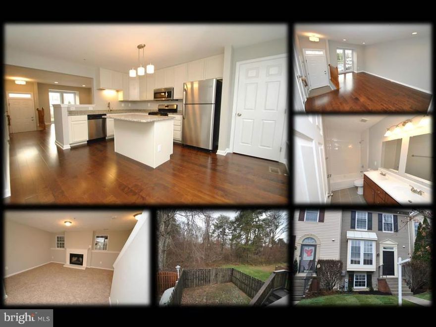 BETTER THAN NEW THIS REMODEL FEATURES: BRAND NEW DESIGNER KITCHEN CABINETS,GRANITE COUNTERS & ISLAND,STAINLESS STEEL APPLIANCES,WIDE PLANK HARDWOOD FLOORS THRU MAIN LVL,NEW HVAC SYS,NEW WINDOWS,NEW CARPETING,FRESH NEUTRAL PAINT TONES,CUSTOM LIGHTING FIXTURES,UPDATED CUSTOM DESIGNER BATHS,FULLY FINISHED BASEMENT W/TRUE 4TH BEDROOM & WOOD BURNING FIREPLACE,LRG REAR DECK W/STEPS BACKS TO WOODS & MORE