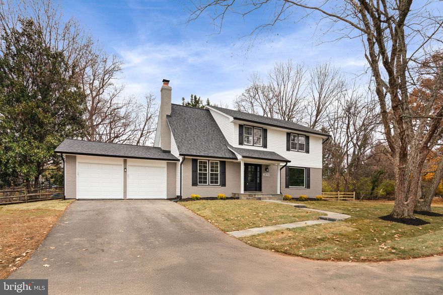 Welcome to Oakton Glen! A recent full renovation situated on one of the largest lots in the the neighborhood with an open, flat and fenced in backyard! Recent renovations, permitted through Fairfax County, include an all new kitchen, renovated bathrooms, new 5th legal bedroom in the basement, all new vinyl siding, brand new hardwood flooring on the main and upper levels and so much more! 
Make your way up to the home on the flag stone walkway and porch and enter through the new all black stately front door- this really leaves an impression. All new natural hardwood flooring greets you on the main level with it's open floor plan including the front living room with picture window and the inviting dining space. The kitchen features  dove white cabinetry, calacatta lavisa quartz, and a top of the line Frigidaire Professional Series appliance package. Two separate pantry spaces and a coffee bar with wine cooler and built in microwave underneath complete the kitchen! On the other side of the kitchen is a cozy family room complete with a wood burning fireplace and loads of natural light. An elegant and tastefully designed powder room and laundry room complete the main level. Upstairs you'll find hardwood flooring in the hallway and primary suite. The primary suite includes a large walk in closet and an all new primary bathroom with dual vanities and a custom oversized shower complete with bench seat and a rain head shower system. A true retreat! 3 other good sized bedrooms and a hall bathroom complete with dual vanity and renovated shower and tub complete the upper level. In the lower level, you'll find an open rec room with brand new luxury vinyl plank (LVP) flooring and a recently added 5th bedroom complete with a legal egress window. The 5th bedroom also has it's own full sized bathroom with a beautifully tiled shower and accents. Don't miss the spacious storage room. HVAC is Carrier 2020. Roof was replaced by the former owners in December of 2020.  Garage motors are brand new. Siding is brand new. Half of the windows are brand new. LG Washer and Dryer are brand new. Rear patio and front porch are brand new. All flooring throughout is brand new. The neighborhood tennis court is just a stone's throw away from the house. Flint Hill Elementary, Thoreau Middle, Madison High. A truly amazing and convenient location to all that Vienna has to offer!