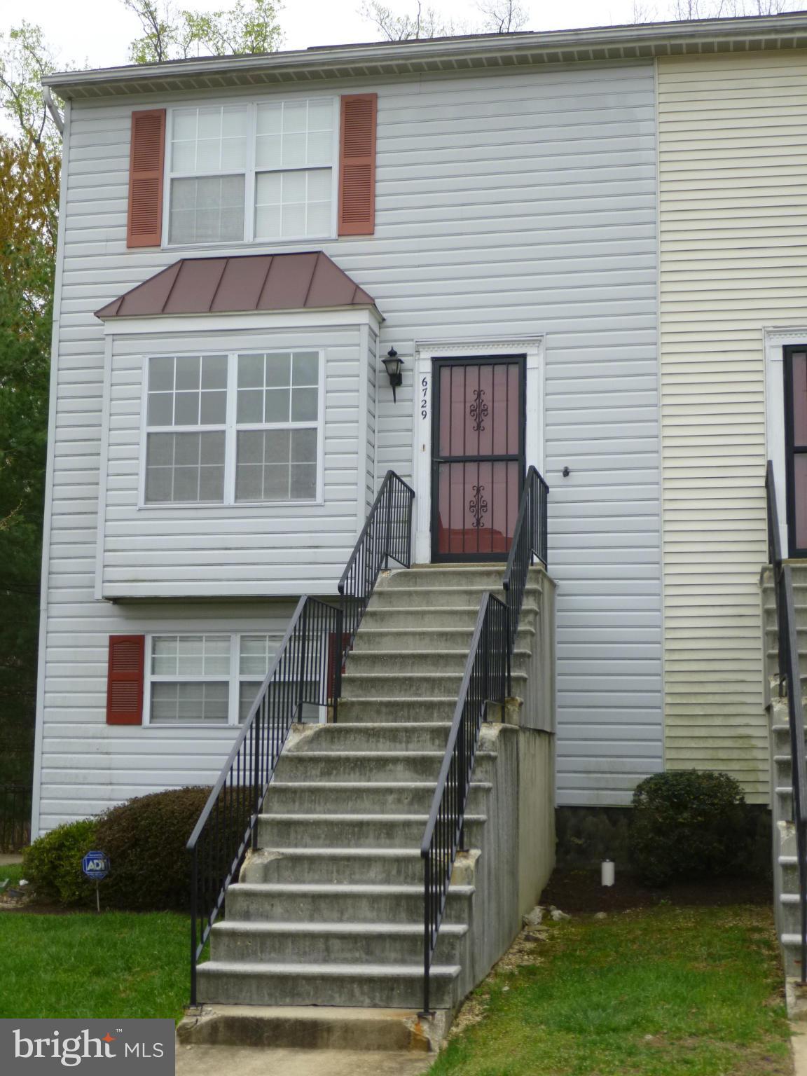 Well Kept Town Home, Close to Routes 495, 295, 50, and Suitland Parkway. Close to shopping and restaurants (Home Depot Shopping Center, Ritchie Station Marketplace, Woodmore Towne Centre ). Must be conventional loan or cash.